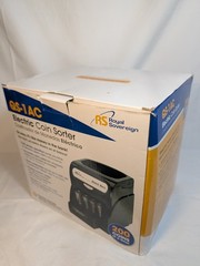 Royal Sovereign Quick Sort Electric Coin Sorter Counter Machine QS-1AC Tested