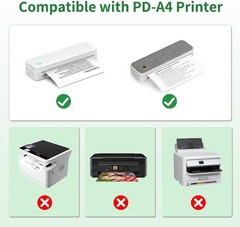 Lightweight 200 Count Fan-Fold Thermal Printer Paper – Ideal for Professionals
