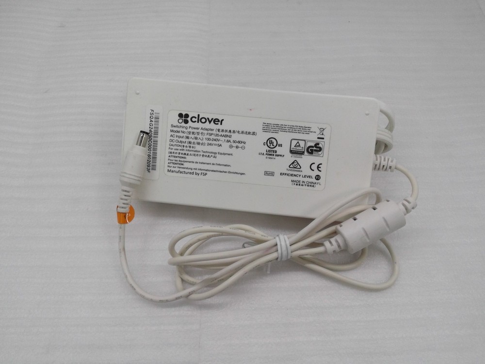 Genuine Clover Station AC Adapter 24V 5A Power Supply FSP120-AABN3 FSP120-AABN2