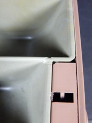 VINTAGE FLASH FILING METAL CASH LOCK BOX W/KEY STRONG BOX SAFE W/TRAY EXCELLENT!