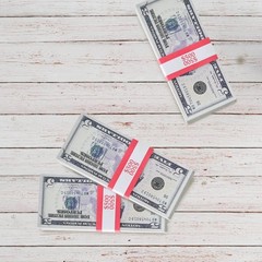 100 ABA Standard Red Self-Adhesive Currency Straps for Efficient Bill Organiz…