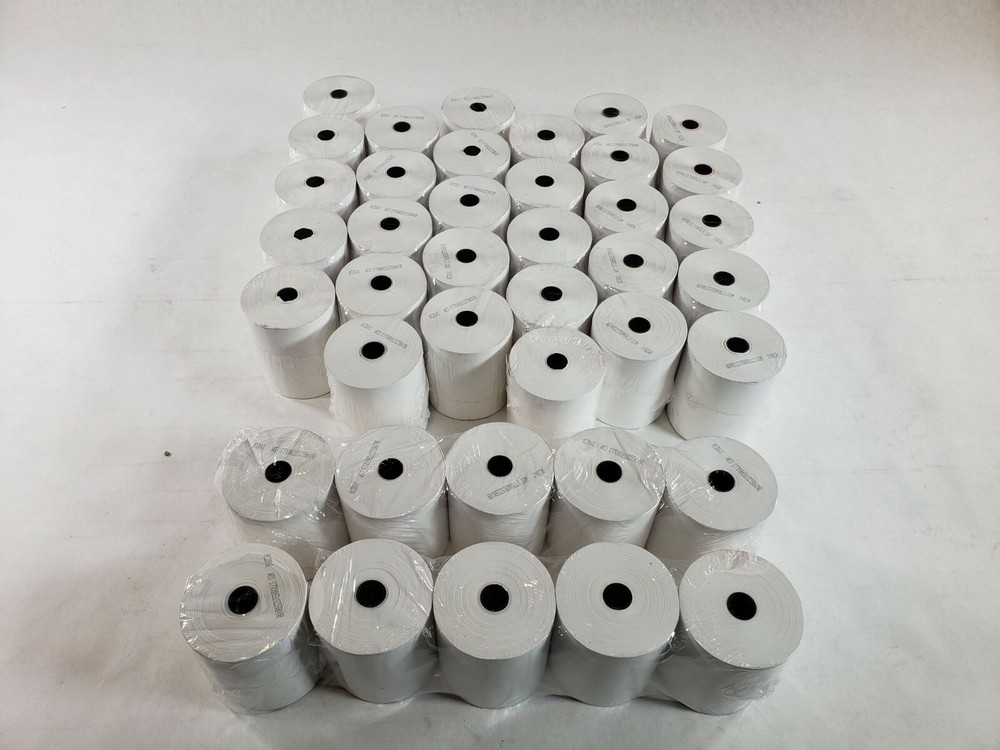 Lot Of 40 Rolls BuyRegisterRolls 318230 Thermal Receipt Paper Rolls