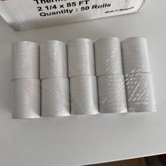 THERMAL KING Thermal Paper Rolls, 2 1/4″ x 85ft 50 Rolls POS Cash Register