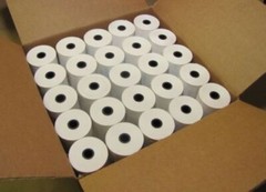 BPA Free Thermal Paper Rolls 2.25”x50’ | POS Receipt Paper for Cash Registers