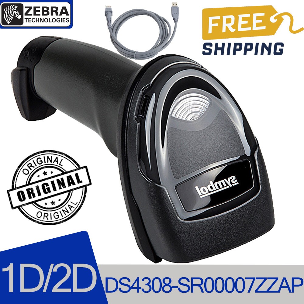 Symbol DS4308-SR00007ZZAP 1D/2D Digital Handheld Barcode Scanner w/ USB Cable US
