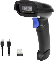 NETUM Bluetooth Barcode Scanner Wireless USB CCD 1D Reader NT-1228BC