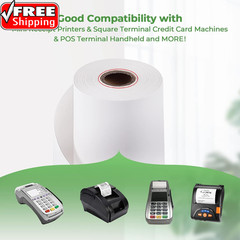 2 1/4″ Inch X 50’Ft Thermal Paper (50 Rolls), BPA Free Receipt Paper, 58Mm Therm
