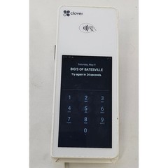 Clover Flex C403 Handheld POS Wireless Payment Terminal White w Printer Locked