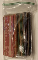 PM Company Color-Coded Coin Counting Tubes for Pennies Through Quarters (Set)