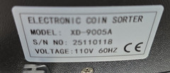 YWangQiang Money Counter Machine USD,Euro Coin Counter, Sorter, and Wrapper Coin