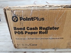 50 Rolls 3″ x 165′ 1-ply Bond POS/Cash Register/Adding Machine Paper Rolls