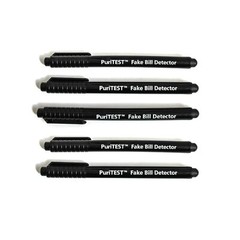 5 Pack Counterfeit Money Detector Pen Marker Fake Dollar Bill Currency Check