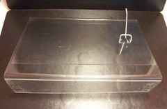 Point- of- Sale Counter Display – Clear Acrylic Plastic w/ Hanger -8 1/2 X 11