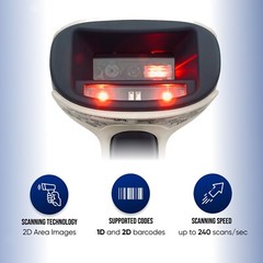 Honeywell Xenon 1900 Barcode Scanner 1900HHD-0 w/USB Cable – 1 YEAR WARRANTY! 🔥