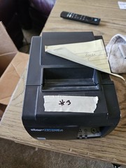 Read**Star Micronics TSP100III USB Thermal Printer With Power Cord #3