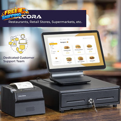 13 Electronic Cash Register Drawer for Point of Sale POS System with 4 Bill 5