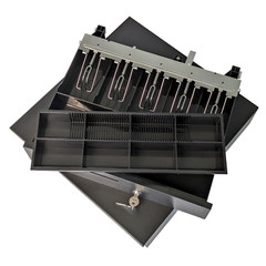 16″x16.5″x4″ Cash drawer Portable POS Cash Box Tray 8 coin 5 bill compartment