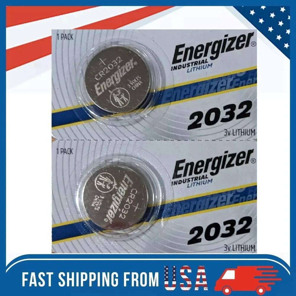 *SAME Day Shipping* Pack LOT 2 5 ENERGIZER 3V BATTERY CR2032 2032 Button Cell