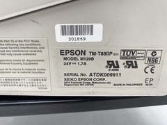 Epson TM-T88IIP M129B POS Thermal Ticket Receipt Printer w/ AC Adapter