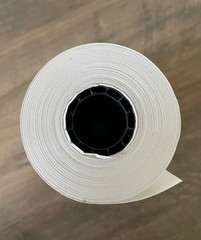 4 1/8″ x 125′ Standard 48g Thermal Paper Rolls, 0.75″ Core, 12 Rolls – Made USA