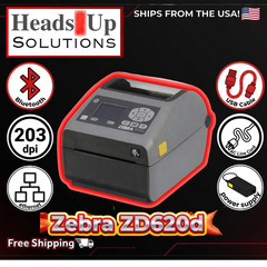 Zebra ZD620d Label Printer Kit | BT | 203 DPI | Ethernet | Working!! ⭐️🔴⬛️