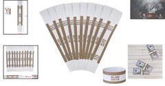 Self-Adhesive Currency Straps – 100 Pack, ABA Standard Brown $5000 Bill Wrappers