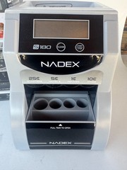 Nadex S180 Automatic Coin Counter Sorter Machine w/ Box Missing Tubes