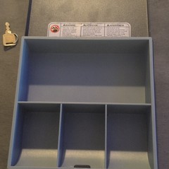 SentrySafe Lockable Metal Cash Box with Key and Adjustable Tray.
