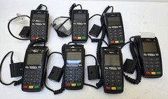 7 Ingenico Credit Card Readers iCT250 system only! UNTESTED!