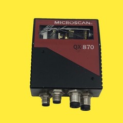 AS/IS – MICROSCAN QX-870 INDUSTRIAL RASTER SCANNER RED #864 z64/22