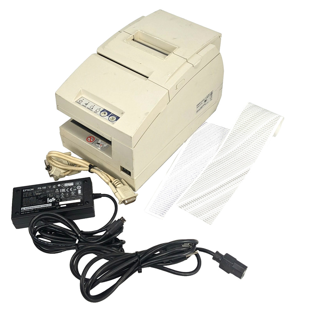 Epson TM-H6000ii Thermal Endorser Receipt Printer w/ Power Supply – TESTED – 1
