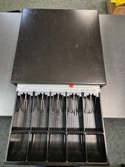 Black register box and cash drawer **KEY INCLUDED**
