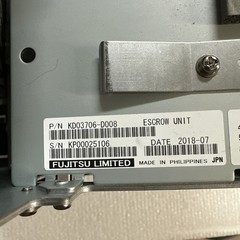 FUJITSU G750L ESCROW ASSEMBLY CURRENCY RECYCLING UNIT KD03706-D008