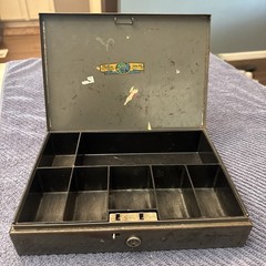 Vintage ASCO Steelmaster Metal Lock Cash Box W Cash Drawer No Key – Art Steel Co