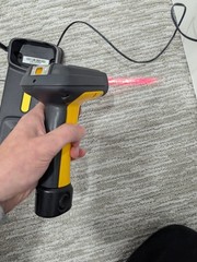 (3) Datalogic 7000BT Scanners With Base Stations/AC Power Cord/Ethernet USB
