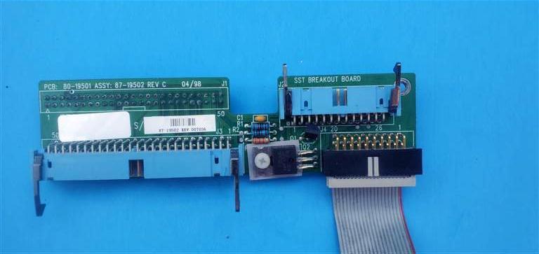 3M Federal APD 87-19502 SST Breakout Board w/ 87-19571 Ribbon Cable