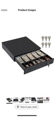Volcora Cash Register Drawer for Point of Sale POS System with Round Corners …