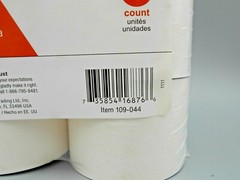 Office Depot 1~Ply Paper Rolls 1 3/4 In X 128 Ft 10 Count New Surplus!