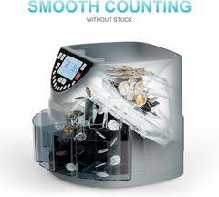 Aneken Coin Counting Machine TFT Display Sorts 5 Denominations 300/min