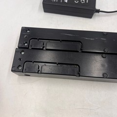 TWO 6-Pin NEXERGY BATTERY CHARGER AV140 FOR HEADSETS WITH ONE Power Supply QSR