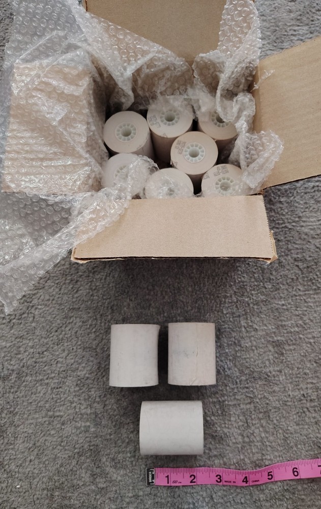 2.25×85 receipt paper rolls 10-Pack for Nurit 2085, POS Systems, credit terminal