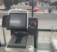 Lot of 4 – Toshiba Self Checkout System 7 6800-110 & SCO Manager Cashier Stand