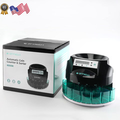 Electric Automatic Coin Sorter & Change Counter Machine Coins up to 300 Coins