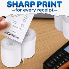 3-Pack Calculator Tape Rolls – Adding Machine Tape 2 1/4 in X 85 Ft | Reliable R