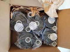 10-ROLLS GENUINE VIDEOJET 15-U55KQ10 BLACK THERMAL TRANSFER RIBBON 50mm x 1200m