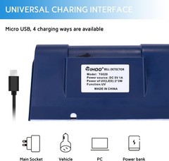 Counterfeit Bill Detector with LED UV Light, Money Marker Counterfeits Money …