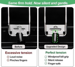 Portable Cash Drawer with Key Lock & Spill-Proof Coin Tray – Black, 11.8×9.5 in