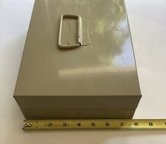 Vintage MMF Industries 10 Compartment Steel Combination Lock Cash Box