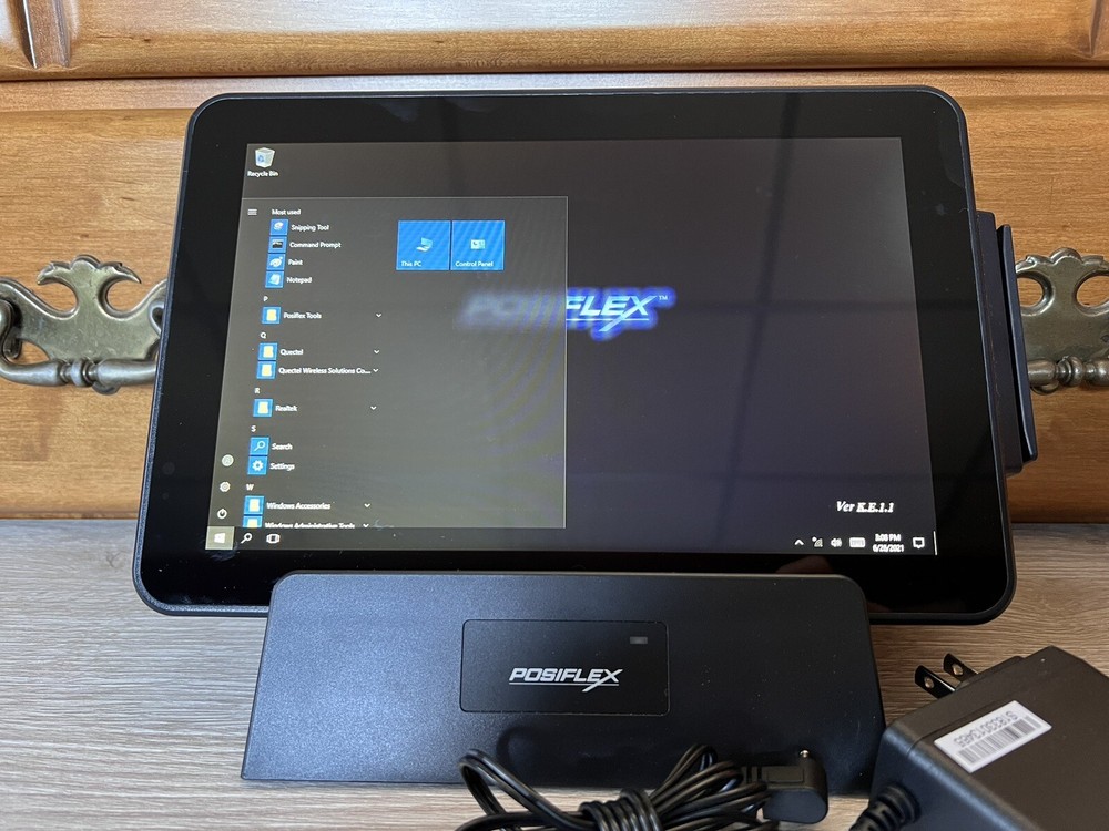 Posiflex MT-4000 Series 10” Tablet + CS-210 Cradle Charging Station! POS