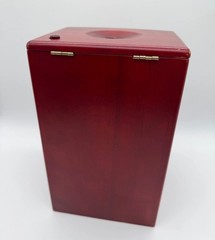 MAGNIF Deluxe Coin Sorter Wood CLASSIC CHERRY Box Lid Tubes Drawers
